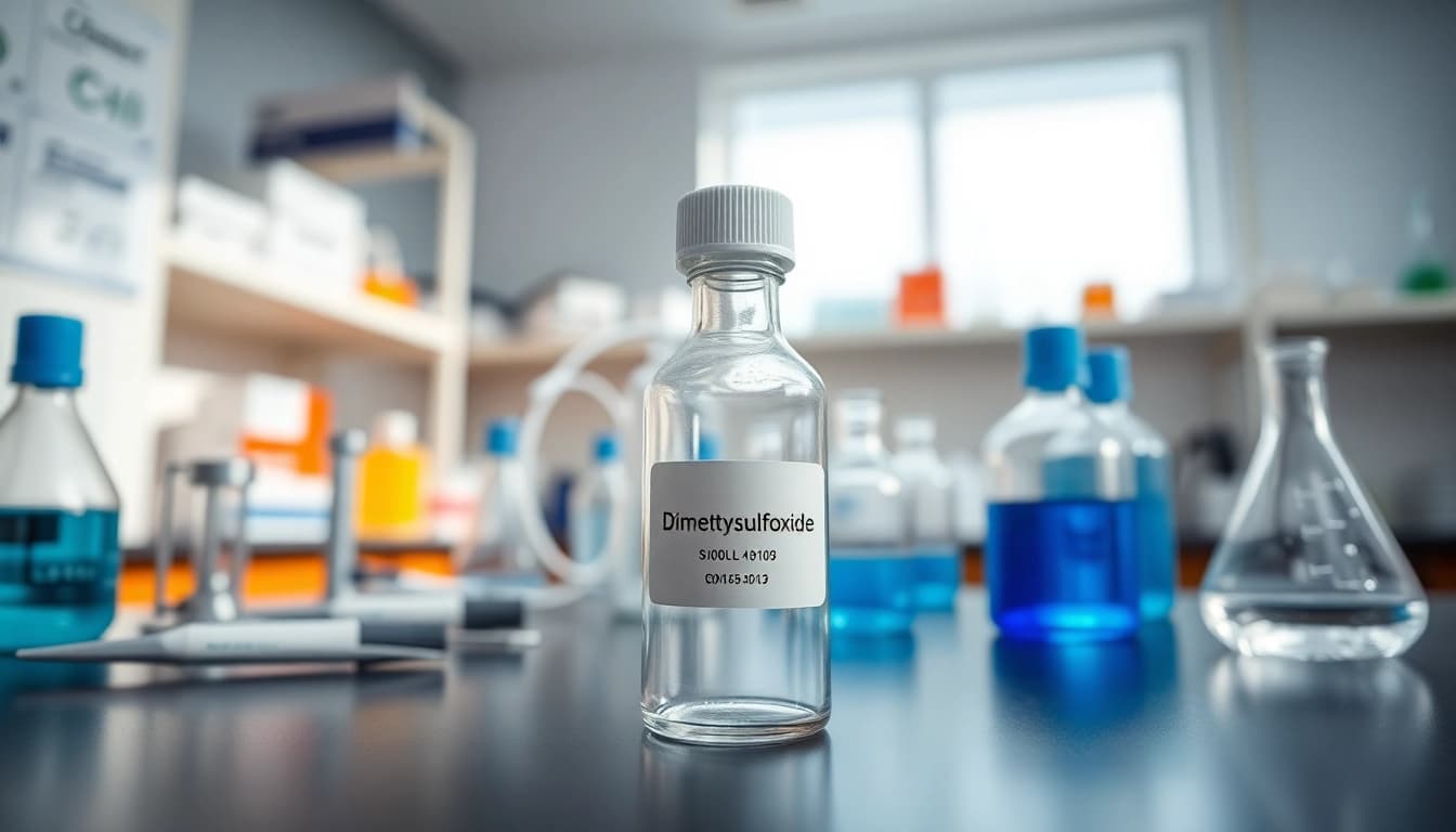 Discover the properties of dimethylsulfoxide in a professional lab setting.