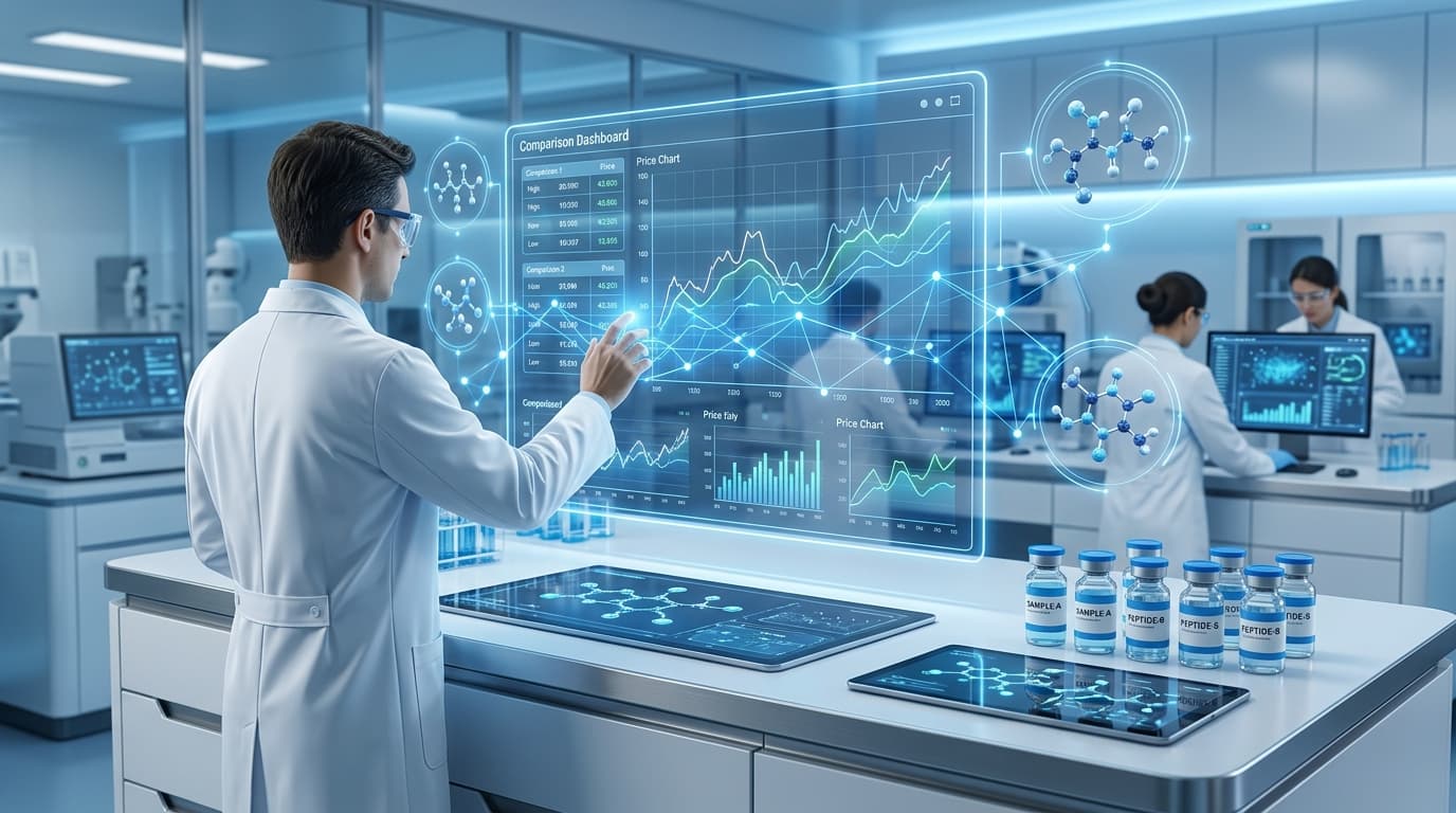 PeptidePrice – Your Independent Research Peptide Price Comparison Tool