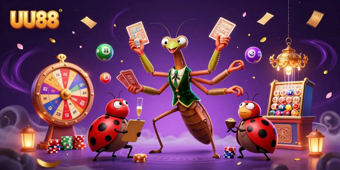 UU88 invites players to join the fun with colorful balls and vibrant gaming elements in a lively setting.