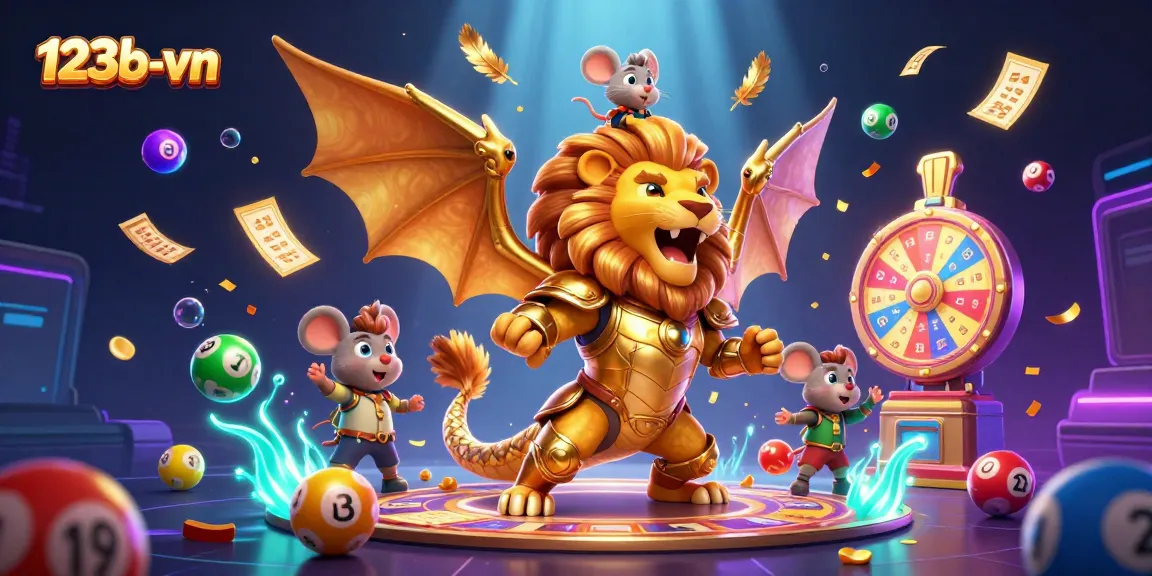Engage with dynamic gaming excitement at 123b-vn with colorful lottery elements in play.