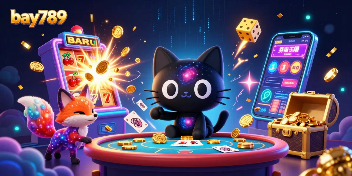 Experience winning moments with bay789 at a vibrant cosmic casino table packed with action.