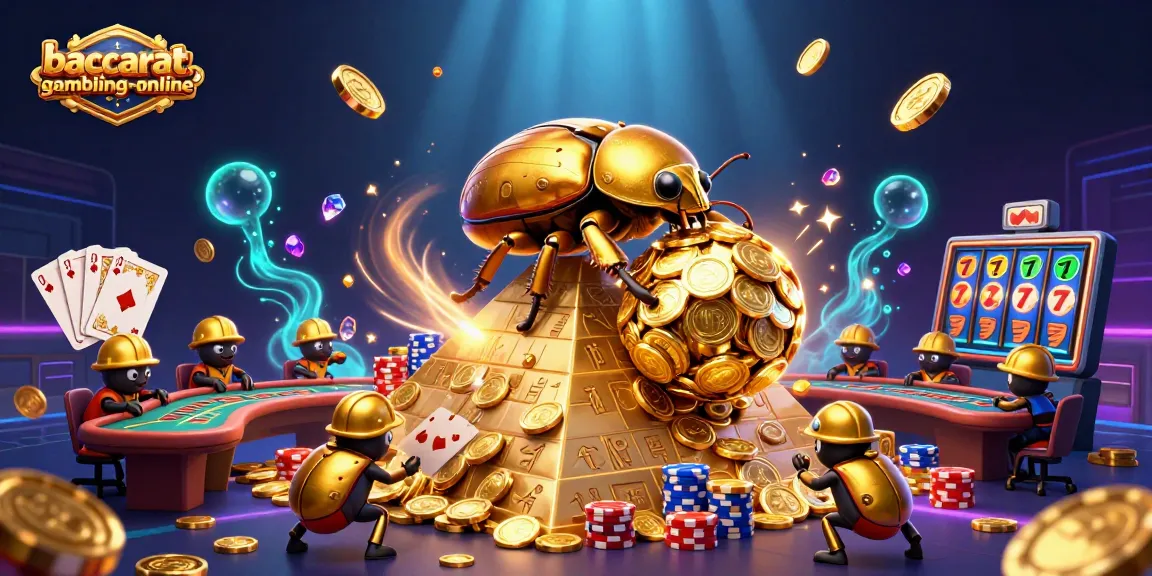 Engage with baccarat-gambling-online's thrilling 3D gaming world featuring vibrant casino-themed illustrations.
