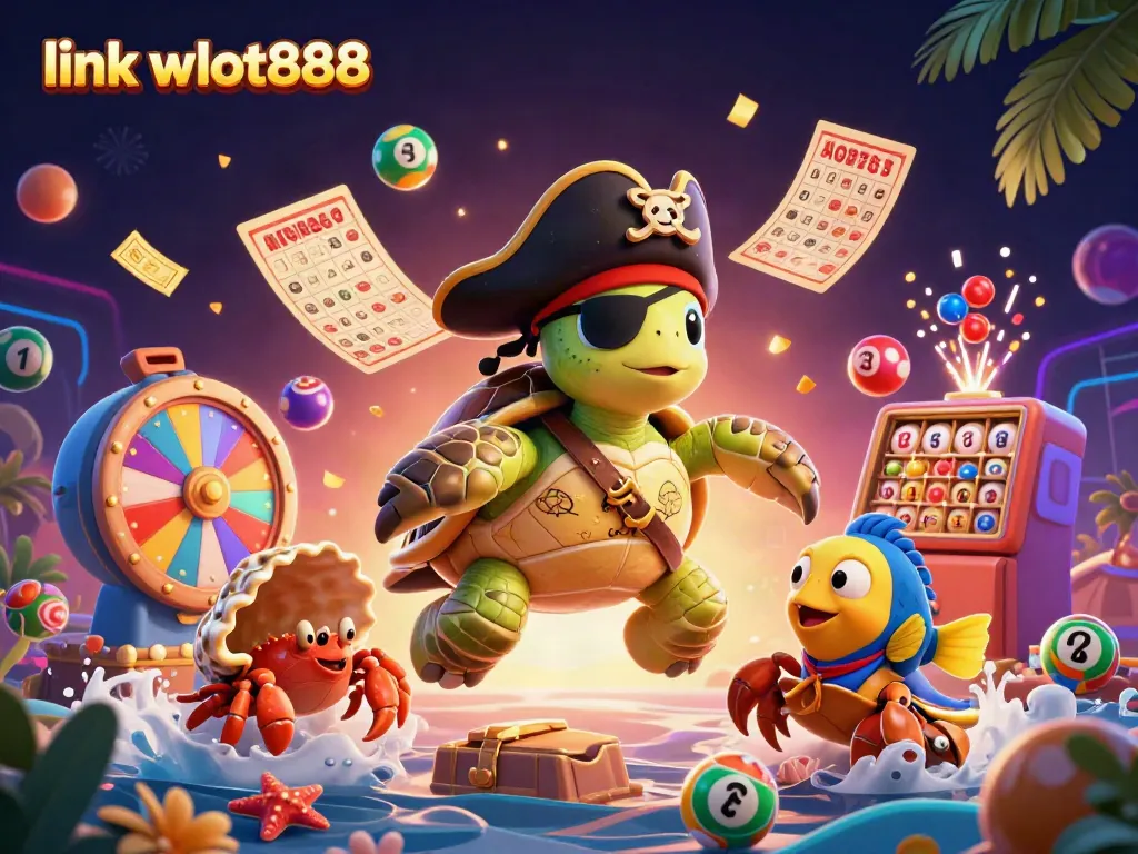 Memenangkan jackpot dengan link wslot888, menunjukkan karakter kartun unik bersamaan dengan elemen permainan yang memikat.