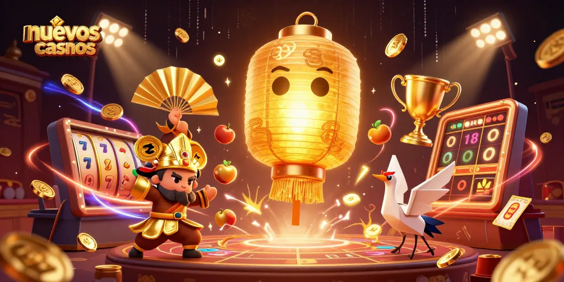 Gana jugando en nuevos casinos con una ilustración 3D llena de acción y emoción, donde el espíritu de la suerte guía tus apuestas.