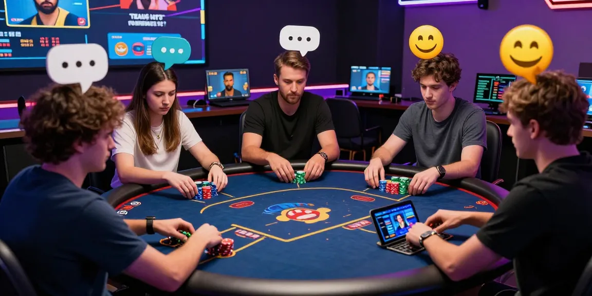 Experience Poker88's thrilling online gaming with diverse players at a virtual poker table.