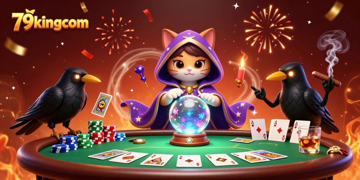 Engage with the thrilling world of 79kingcom featuring a magical casino experience with vibrant characters.