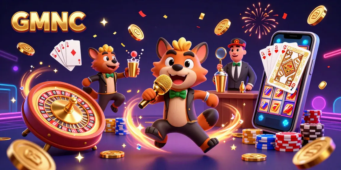 Experience the thrilling comedy and excitement at GMNC’s casino with dynamic characters and spouting treasures.