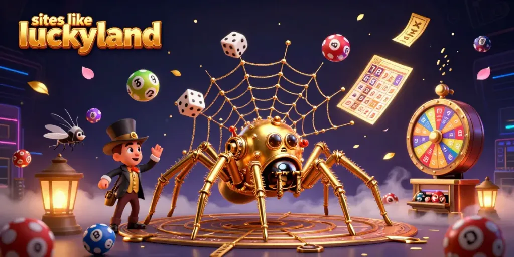 Experience fun gameplay with sites like LuckyLand, featuring vibrant lottery elements and action.