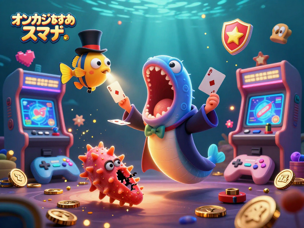 オンカジおすすめ スマホ向けに、楽しいカジノゲームで勝利チャンスを掴むシーン