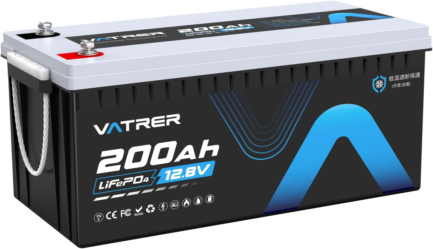 Vatrer Power Reliable Backup Lithium RV Batteries with 12V 300Ah Lithium Battery