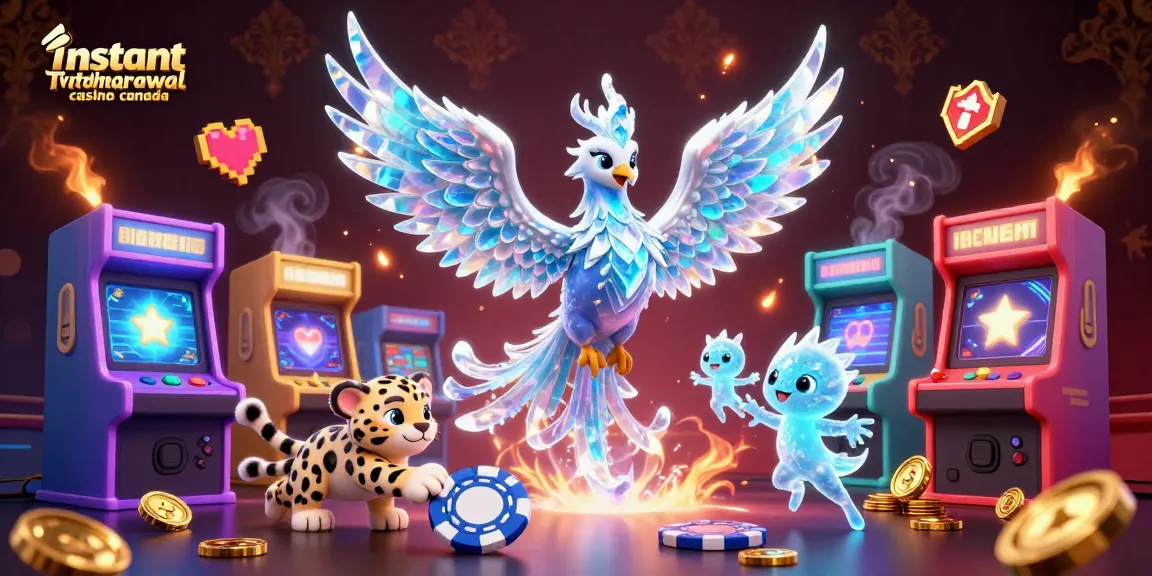 Play at the instant withdrawal casino Canada for fast cashouts, featuring dynamic gaming elements.