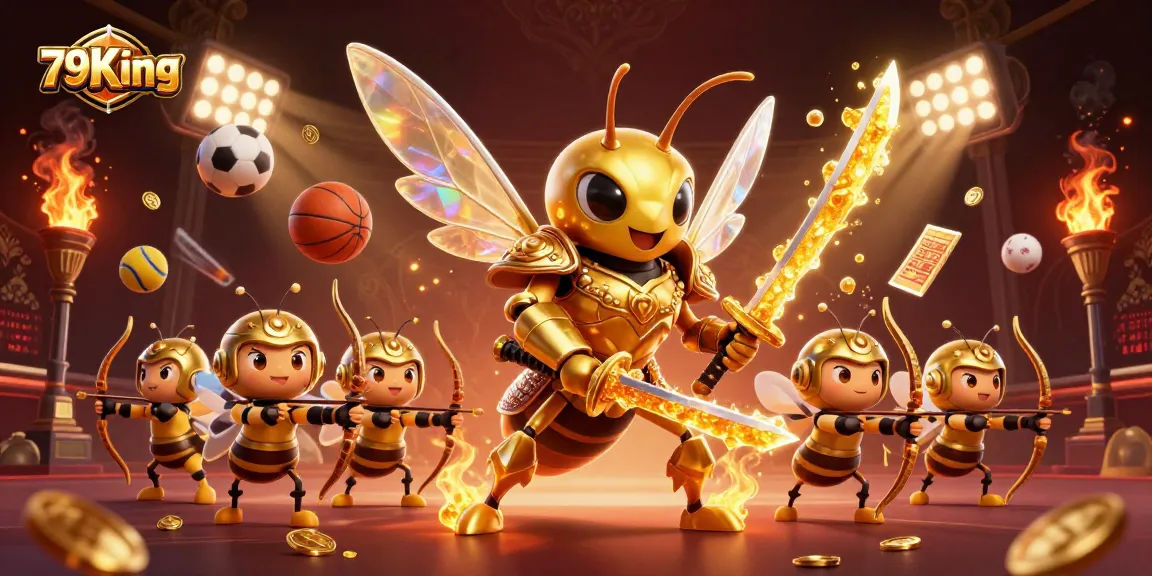 Experience the thrill of 79King as you dive into dynamic casino gameplay surrounded by engaging characters and vibrant sports elements.