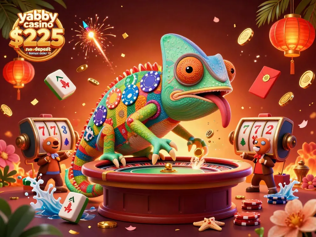 Experience exciting wins with yabby casino $225 no deposit bonus codes amidst vibrant casino elements.