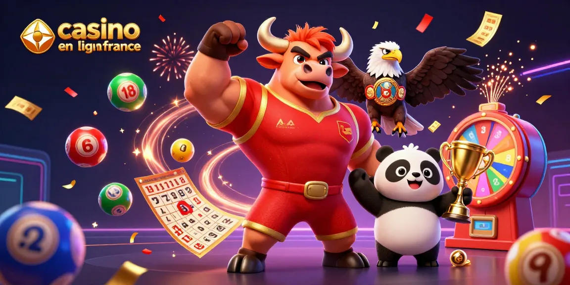 Accédez à des jeux captivants chez casino en ligne france avec une ambiance festive et des personnages dynamiques.