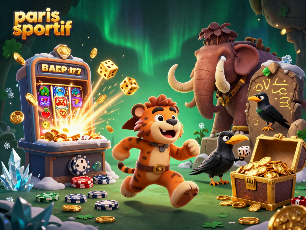Placer des paris sportifs sur paris sportif avec des personnages de jeux de casino en 3D.