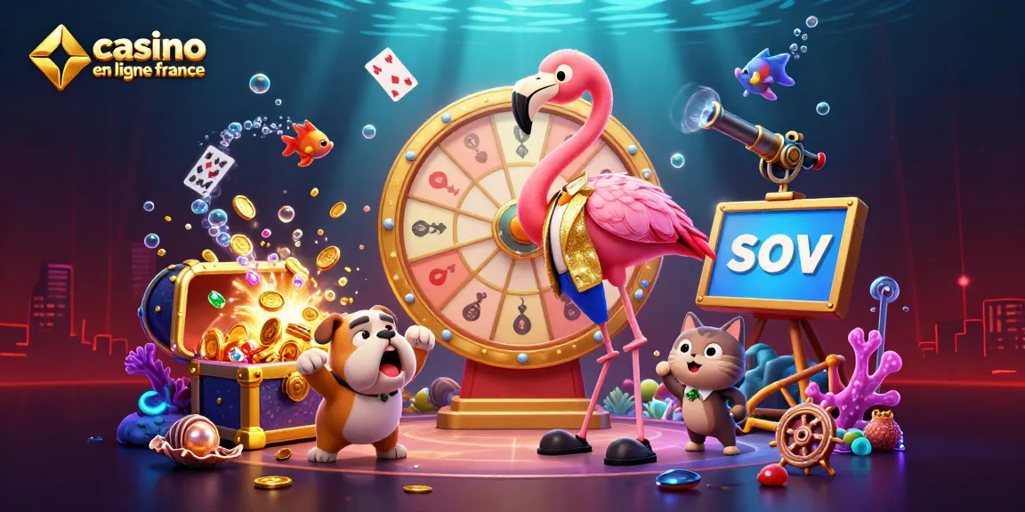 Casino en ligne France : La roue des prix avec un flamant animant le spectacle pour des gains explosifs.
