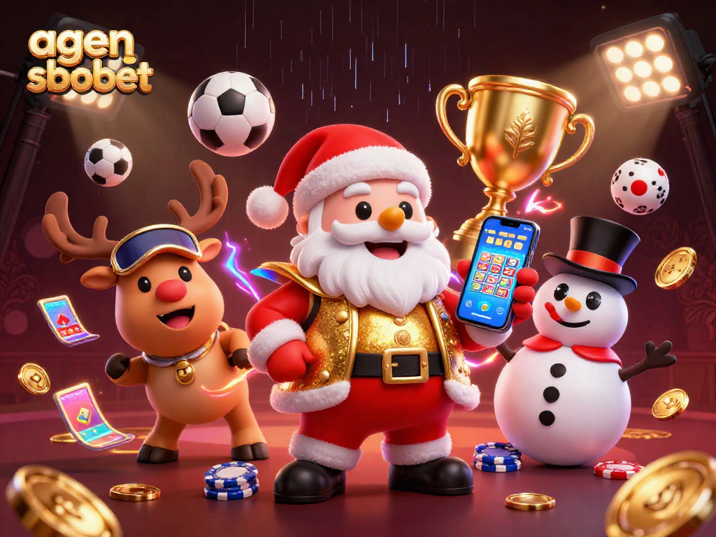 Experience thrilling wins with agen sbobet as Santa and friends celebrate big sports betting moments!
