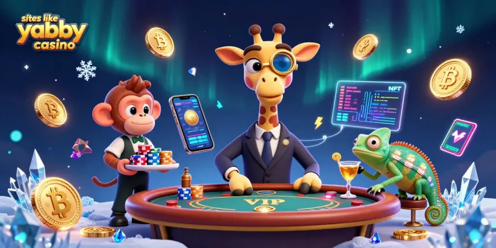 Experience the excitement of gameplay at sites like yabby casino, featuring vibrant characters and crypto themes