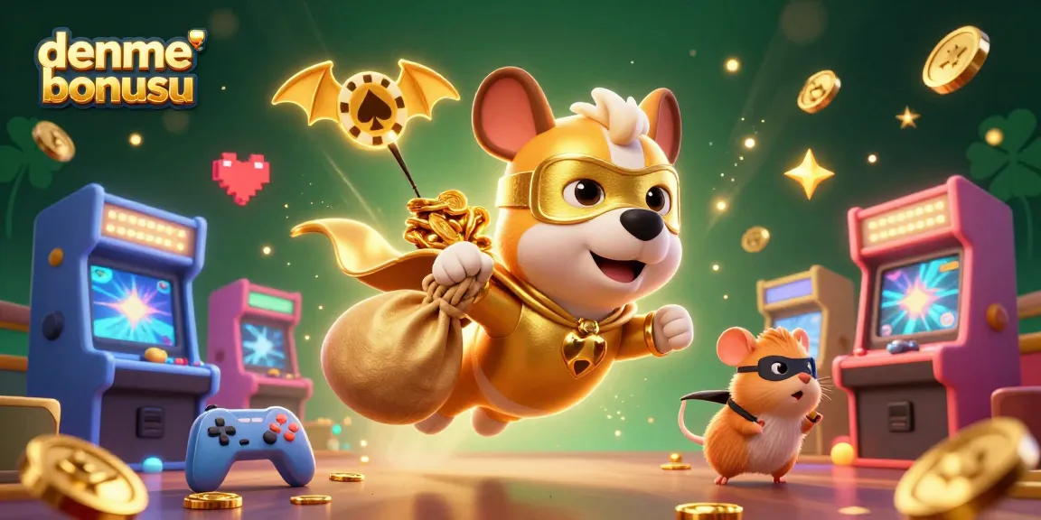 Catch exciting offers with deneme bonusu and discover vibrant casino atmospheres featuring a superhero dog and gold coins.