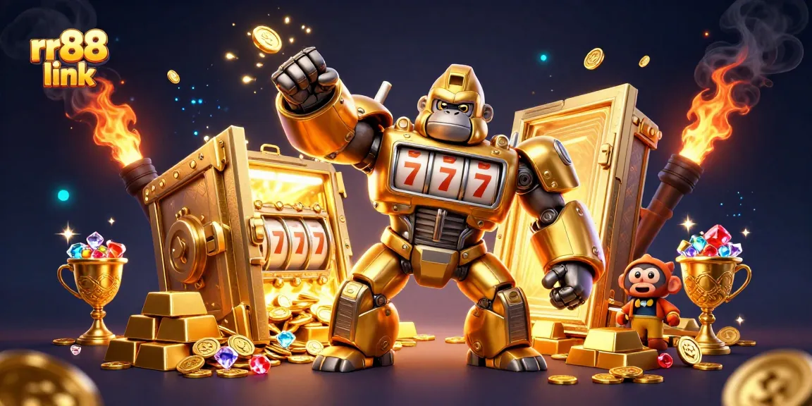 Experience the thrill of winning at the rr88 link casino with dynamic 3D characters and gold treasures.
