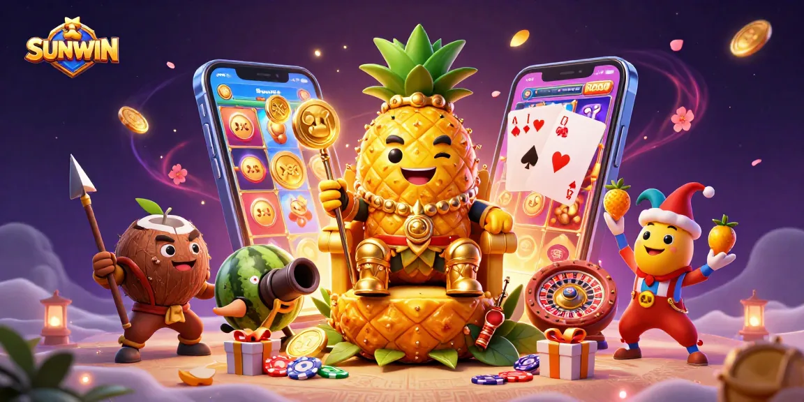 SUNWIN brings excitement to life as players spin to win amidst golden treasures and vibrant celebrations.
