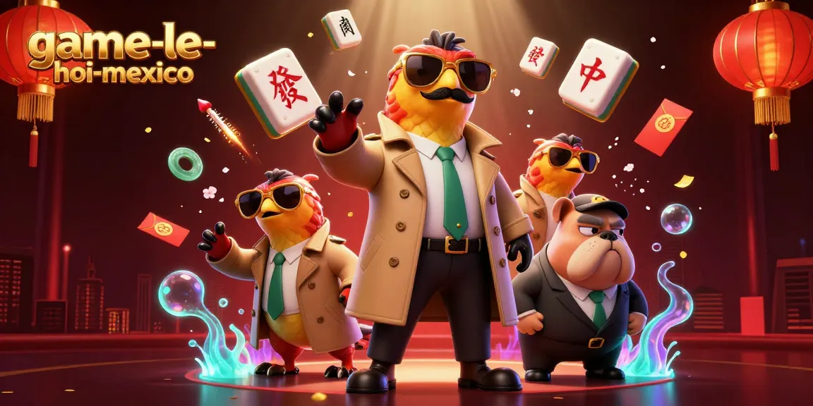 Experience the vibrant world of game-le-hoi-mexico with playful raptors in a VIP casino scene.