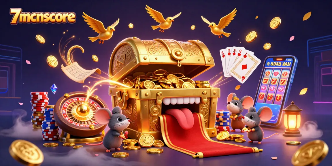 Experience thrilling adventures in 7mcnscore's vibrant casino world filled with riches and excitement.