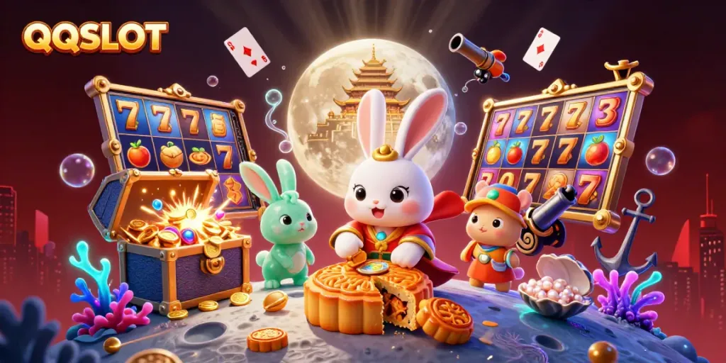 Experience QQSLOT's fantasy world where lucky 7s and jackpot reels burst with excitement and treasures.