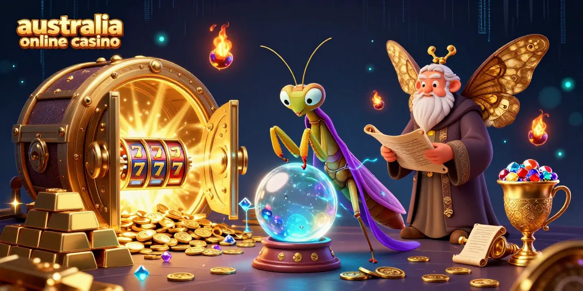 Experience the vibrant world of the australia online casino with lively characters, treasures, and gaming elements.