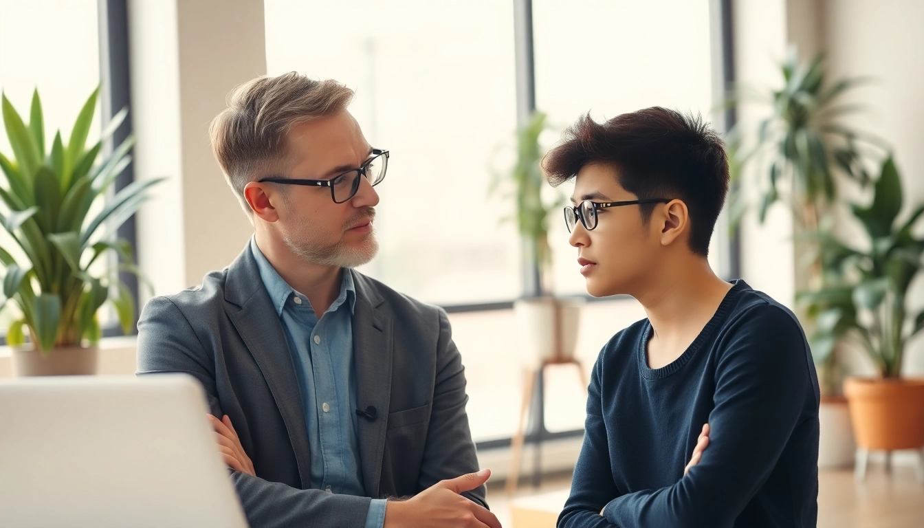 Engaging discussion on Ideal Career paths in a professional office setting.