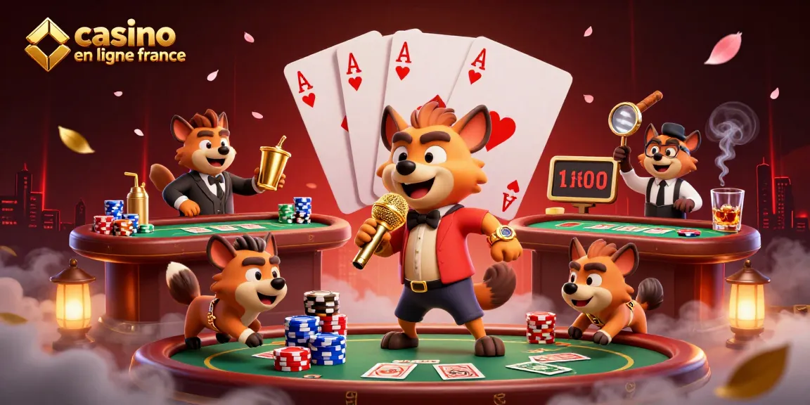 Jouer au casino en ligne France, une expérience captivante avec des animations festives et des personnages animés.