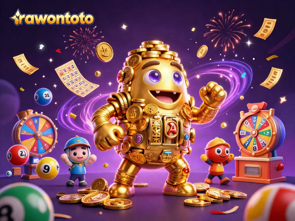 Menangkan permainan di rawontoto dengan semua elemen keberuntungan dalam desain yang meriah.