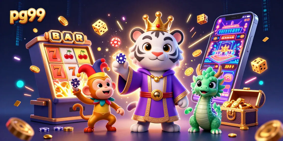 Experience thrilling wins at pg99 with vibrant 3D characters and lively casino elements.