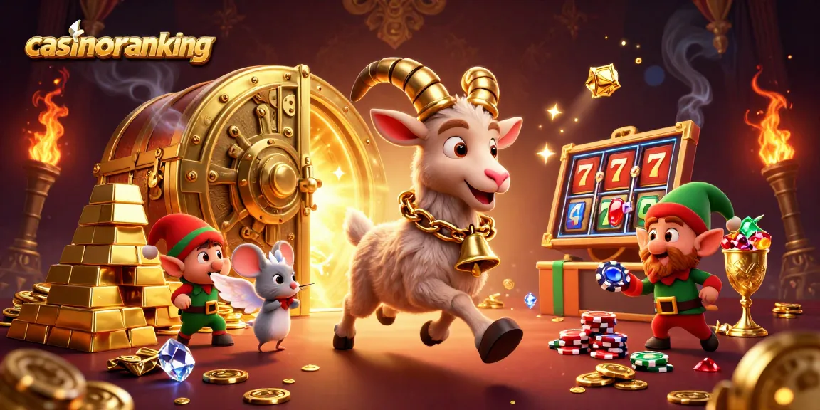 Join the festive chaos at casinoranking's holiday-themed casino with Krampus, angel mouse, and mischievous gremlins.