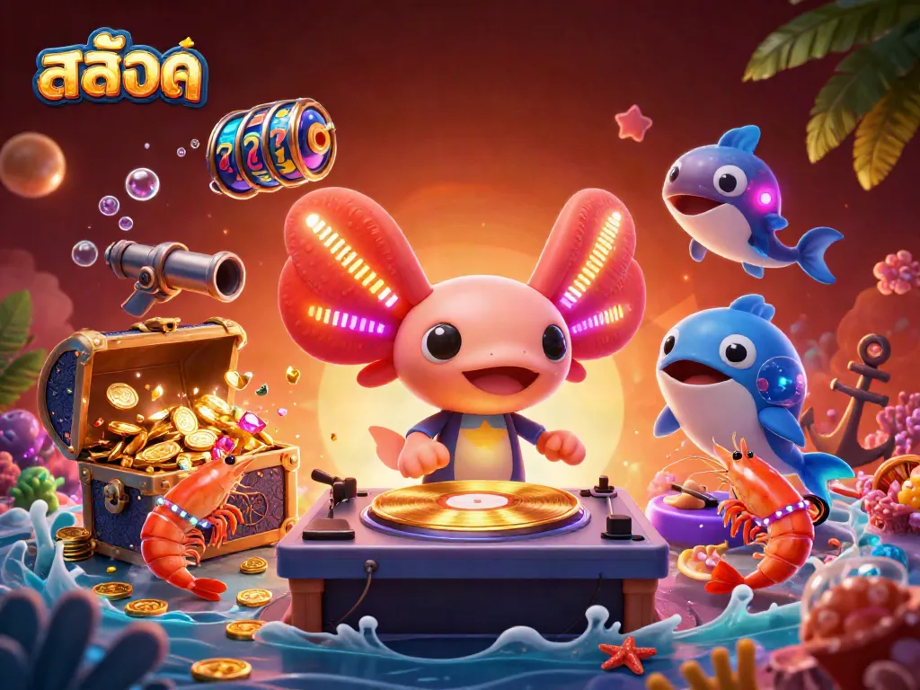 สนุกกับการเล่นสล็อตด้วยดีเจและปลาหมึกใต้ทะเลที่เต็มไปด้วยทองคำ