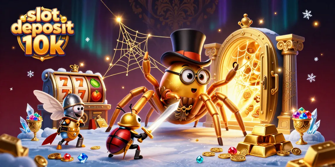 Experience the excitement of slot deposit 10k with engaging characters and vibrant casino elements.