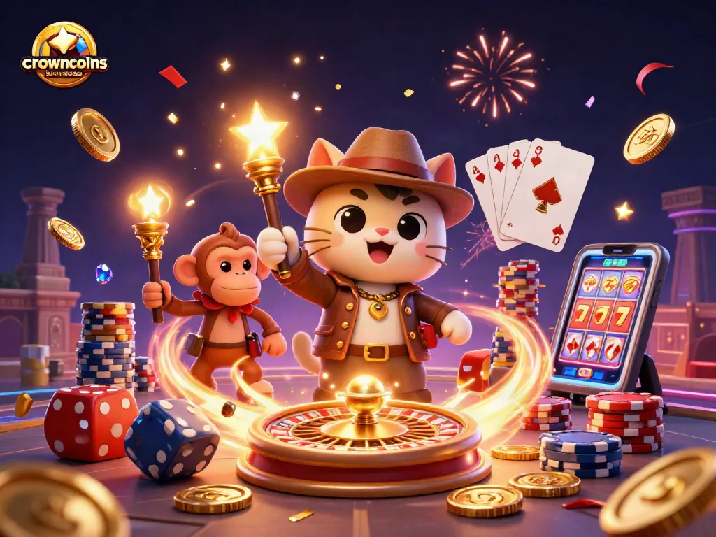 Crowncoinsbonuscodes highlights exciting casino explorations with an iconic cat archaeologist and treasure.