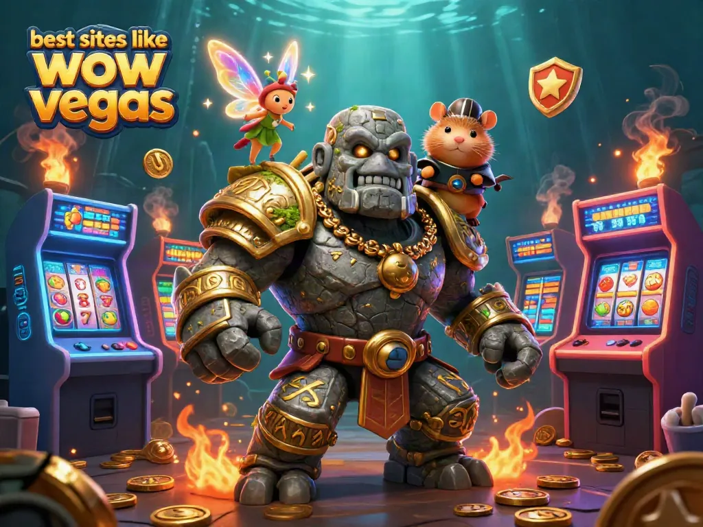 Experience the excitement of the best sites like wow vegas with vibrant casino characters and games.