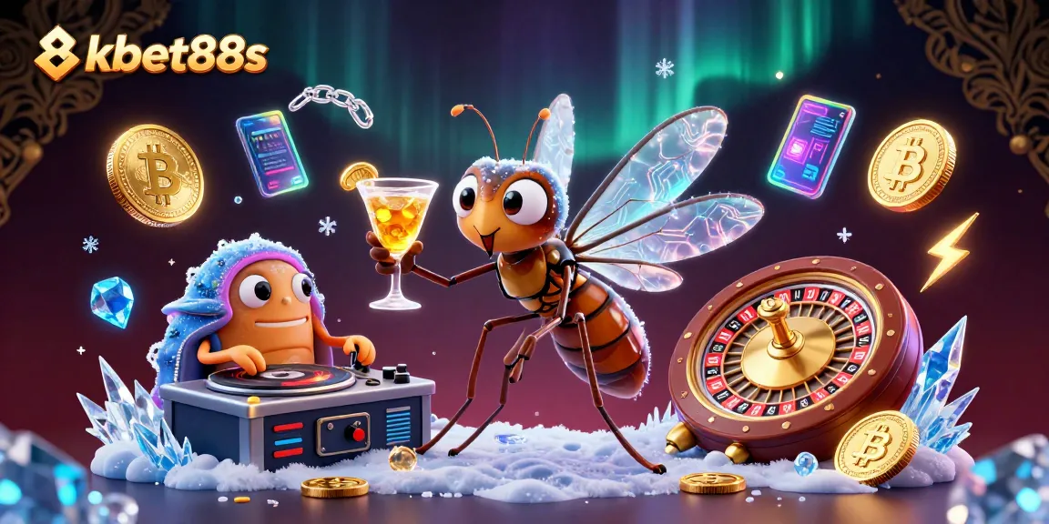 Experience thrilling gameplay with 8kbet88s showcasing a lively casino scene featuring crypto elements.
