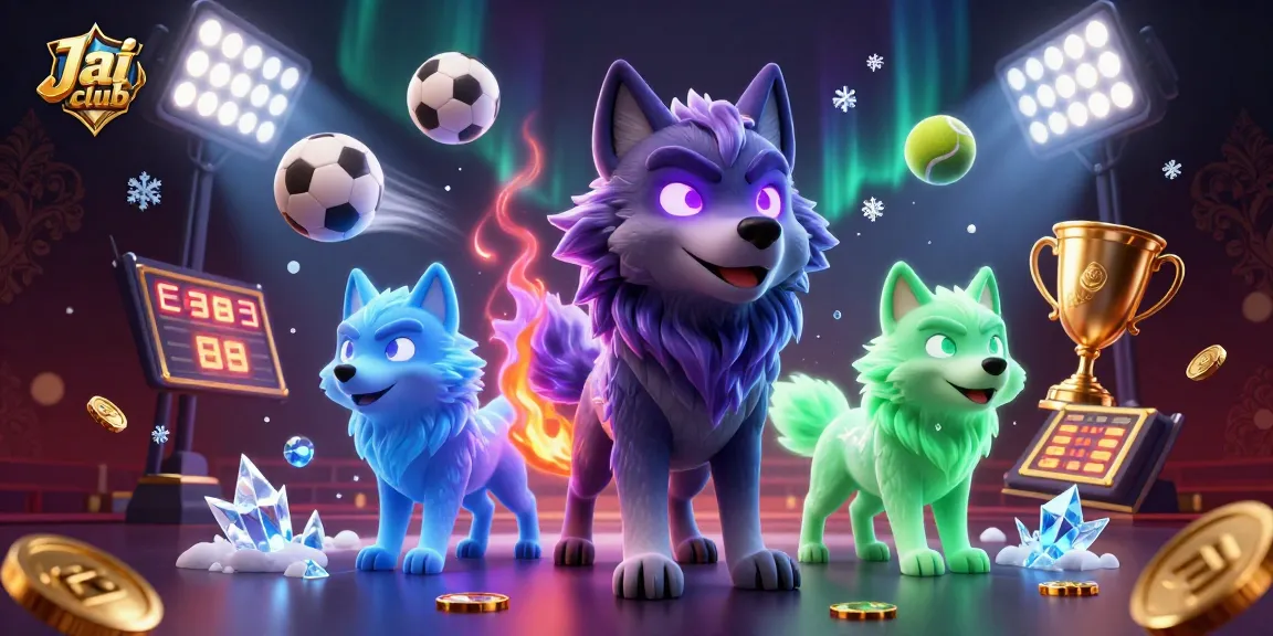 Engage in thrilling gameplay at Jai club with dynamic sports elements and animated characters in vibrant 3D.