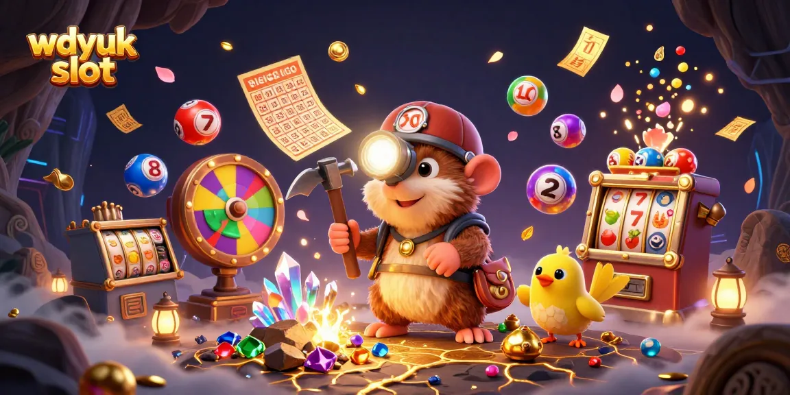 Engage with the exciting world of wdyuk slot as the treasure hunting mole and canary explore a vibrant casino cave rich in gems and jackpots.